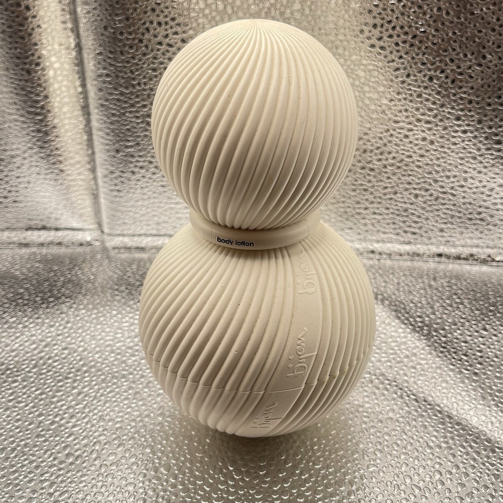 Vintage Bijan Body Lotion 8 oz Beverly Hills Ribbed Designer Bottle Rare